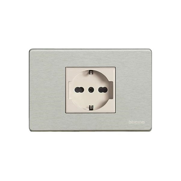 BTICINO MAGIC PRESA SCHUKO BIPASSO 10/16A