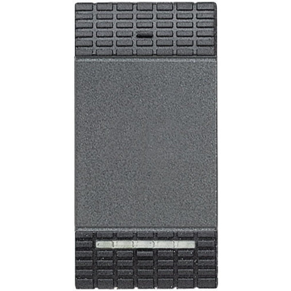 BTICINO LIVINGLIGHT COPRITASTO ILLUMINABILE GRIGIO TECH