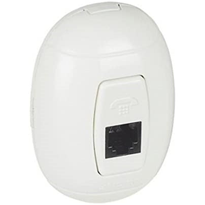 BTICINO OVAL PRESA TELEFONO RJ11 BIANCO