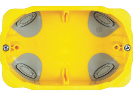 BTICINO SCATOLA PER CARTONGESSO 3 MODULI GIALLO