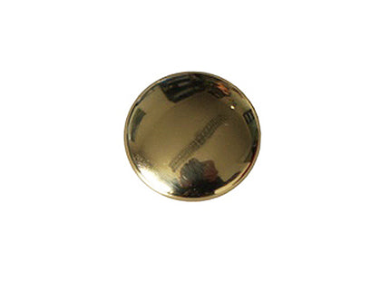 CAL POMOLO PER MOBILI PIATTO IN OTTONE LUCIDO D.MM26