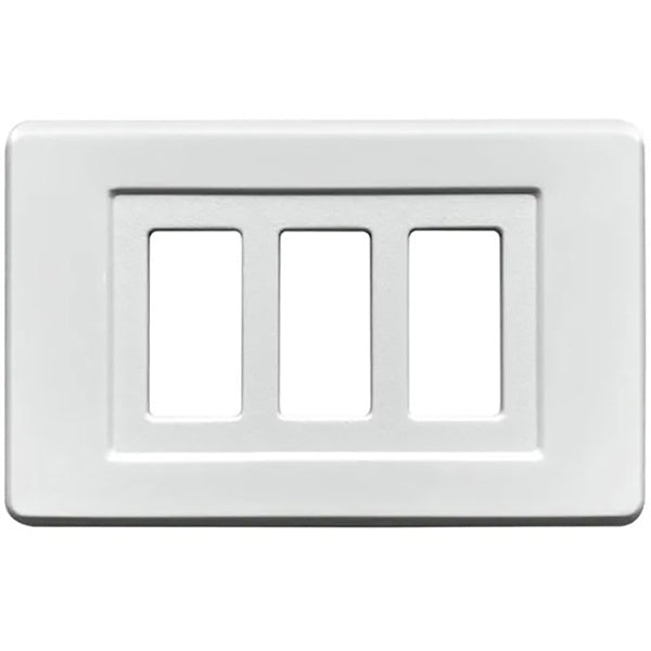 CAL PLACCA PER INTERRUTTORI IN ABS PER MAGIC 3 POSTI BIANCO