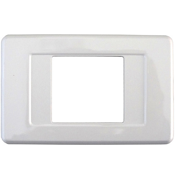 CAL PLACCA PER INTERRUTTORI IN ABS PER MAGIC 1 POSTO SCHUKO BIANCO