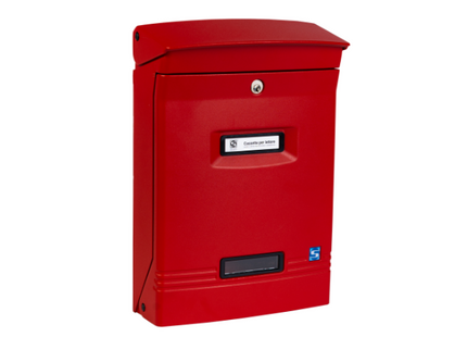 SILMEC CASSETTA POSTALE MOD. GIOIOSA COLORE ROSSO RAL 3002