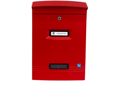 SILMEC CASSETTA POSTALE MOD. GIOIOSA COLORE ROSSO RAL 3002