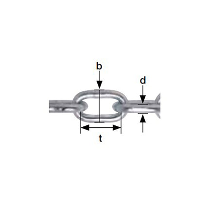 CATENA GENOVESE ZINCATA N.17 D.MM 3,0 AL MTL