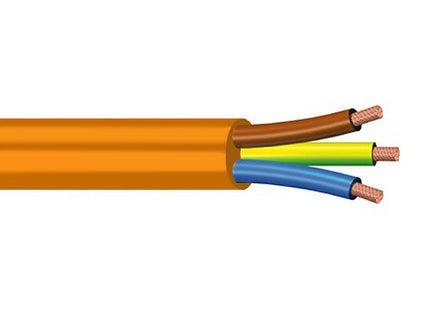 CAVO ELETTRICO AL TAGLIO TIPO SUPERFLEX 3G2,5 ARANCIO AL MTL