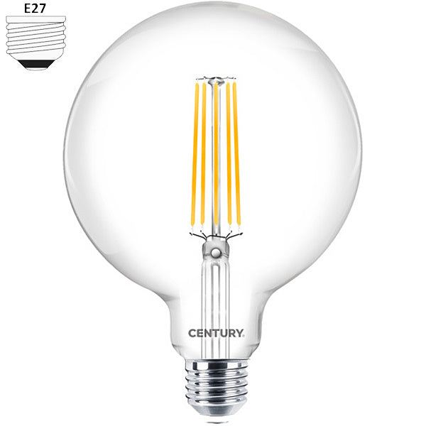 CENTURY LAMPADINA LED INCANTO GLOBO 230V 11W E27 2700K 1521LM