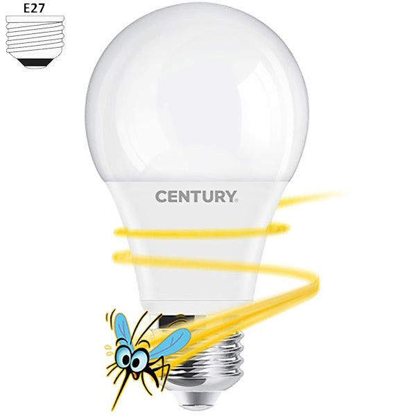 CENTURY LAMPADINA LED SCACCIAINSETTI KILLER 50 230V 9W E27 2200K 650LM