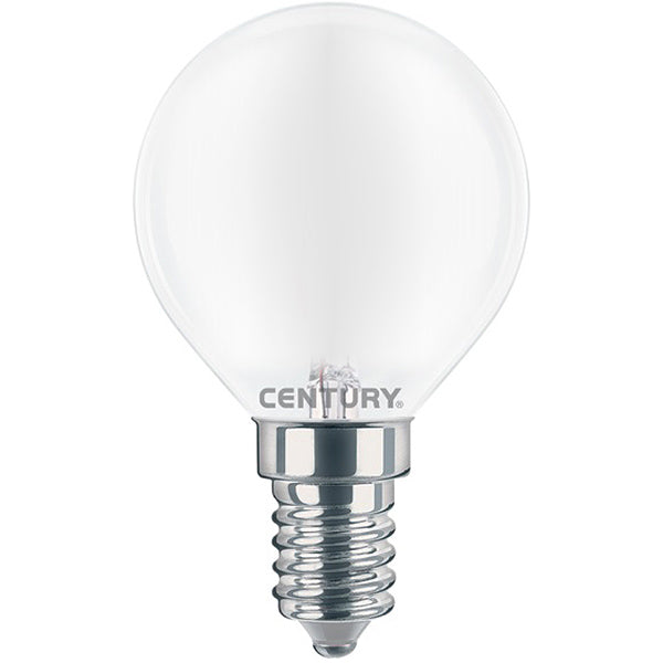 CENTURY LAMPADINA LED INCANTO MINI GLOBO SATEN 230V 6W E14 3000K 806LM
