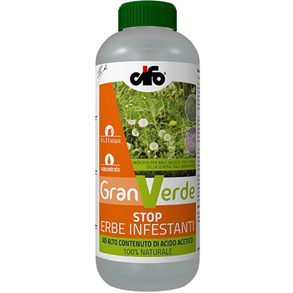 CIFO GRANVERDE ACETO DISERBANTE NATURALE ECOLOGICO LT1