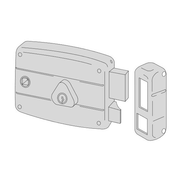 CISA SERRATURA DA APPLICARE SENZA ALETTA DI FISSAGGIO