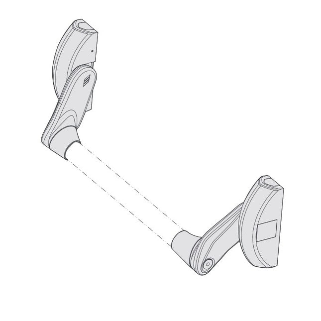 CISA MANIGLIONE ANTIPANICO DA APPLICARE FAST PUSH COMPONIBILE AMBIDX*