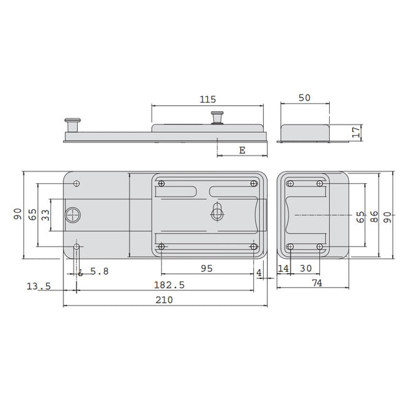 CISA FERROGLIETTO DA APPLICARE A 6 MANDATE DESTRO
