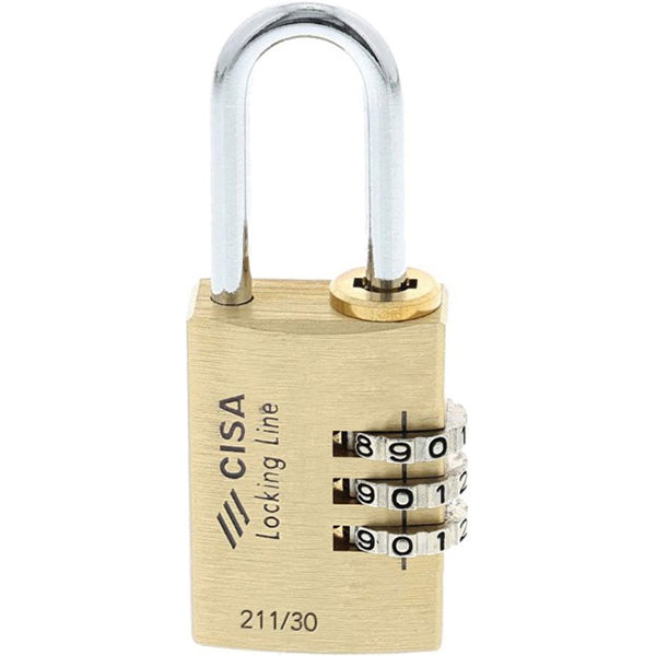 CISA LUCCHETTO OTTONE LOCKING LINE CON COMBINAZIONE ARCO NORMALE