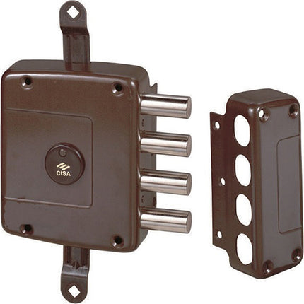 CISA SERRATURA DA APPLICARE DI SICUREZZA 3 CHIUSURE ENTRATA MM64 SX*