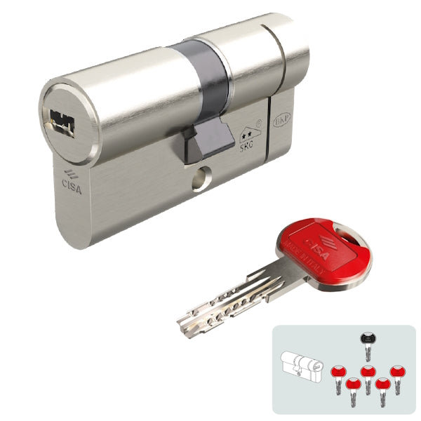 CISA CILINDRO TEKNO INOVATE DOPPIO PREDISPOSIZIONE PER POMOLO SD MM30/30