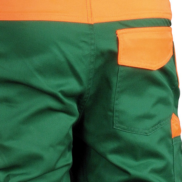 COFRA PETTORINA SECURE CUT ANTITAGLIO DA BOSCAIOLO VERDE/ARANCIO TG.L