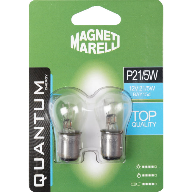 MAGNETI MARELLI QUANTUM LAMPADINA P21/5W 12V 21/5W BLISTER DA PZ2