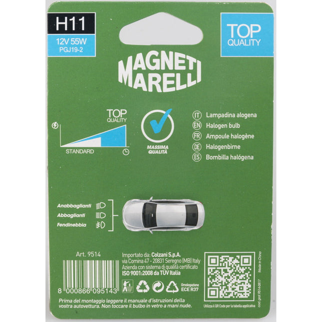 MAGNETI MARELLI QUANTUM LAMPADINA ALOGENA H11 12V 55W