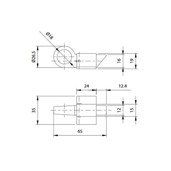 COMUNELLO CRICCHETTO PER VASISTAS ART.630 PICCOLO ZINCATO
