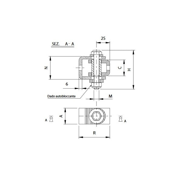 COMUNELLO CARDINE CON CAVALLOTTO ART.100
