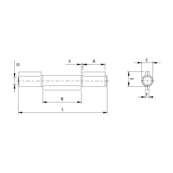 COMUNELLO CERNIERA PESANTE A 3 ALI CON PERNO SFILABILE ART.415