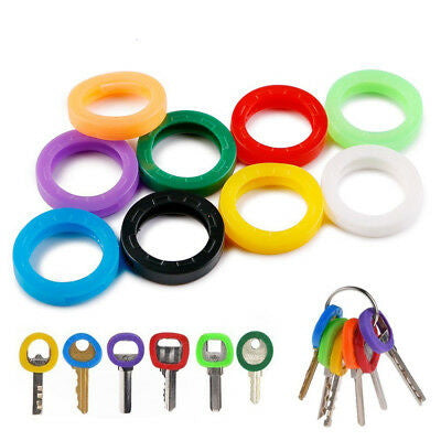 ANELLO PER CHIAVI IN PVC TONDO COLORATO