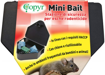 COPYR MINI BAIT EROGATORE IN PLASTICA ESCHE PER TOPI