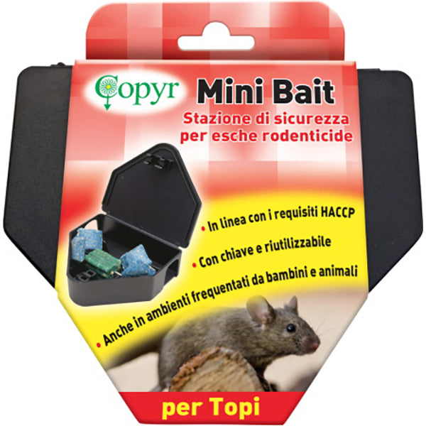 COPYR MINI BAIT EROGATORE IN PLASTICA ESCHE PER TOPI