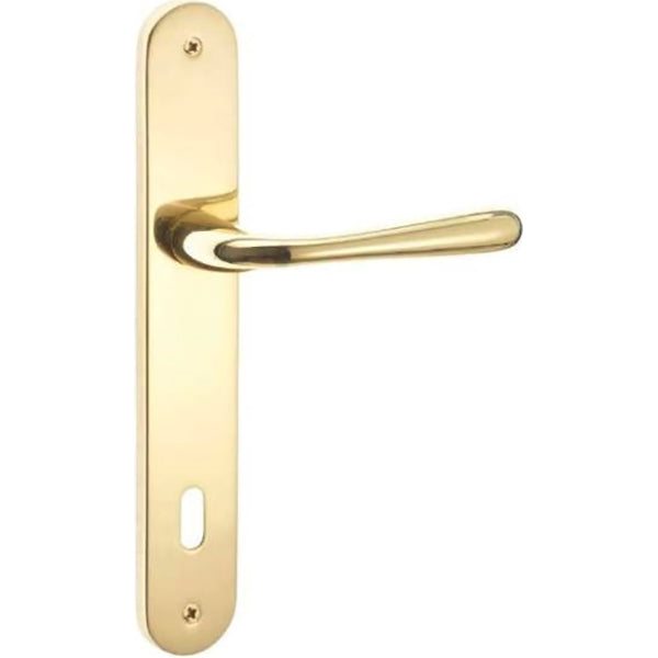 COTTALI KAROL MANIGLIA PER PORTA Q8 70MM IN ZAMA OTTONE LUCIDO