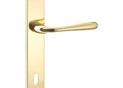 COTTALI KAROL MANIGLIA PER PORTA Q8 90MM IN ZAMA OTTONE LUCIDO