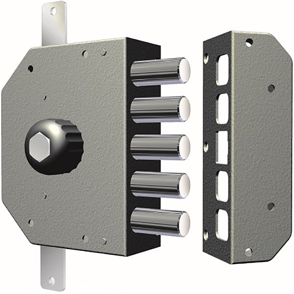 CR SERRATURA A POMPA POMOLO TRIPLICE ENTRATA MM60