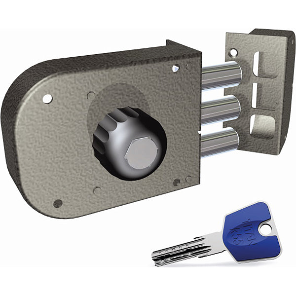 CR SERRATURA A POMPA POMOLO INTERNO 3 CATENACCI ENTRATA MM60