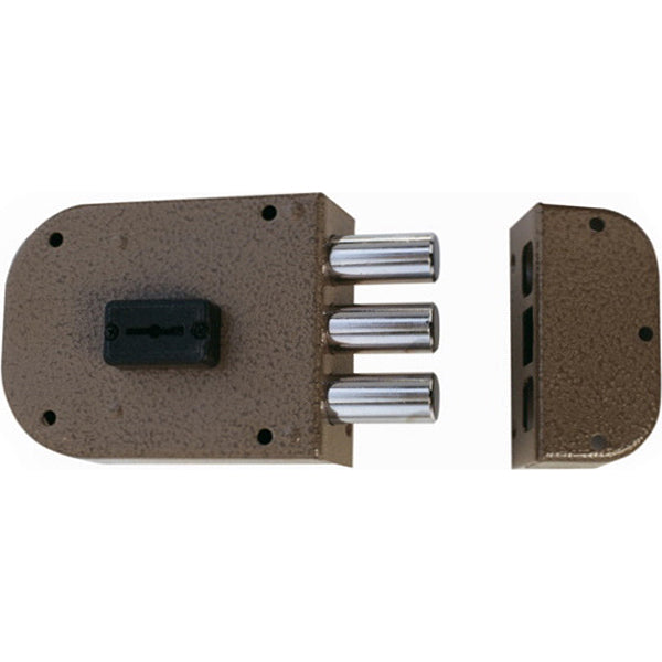 CR SERRATURA APPLICARE DOPPIA MAPPA MM100X130 ENTRATA MM60 4 MANDATE