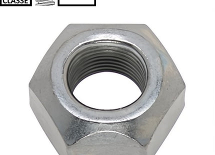DADO AUTOBLOCCANTE METALLICO PASSO GROSSO CL. 8 Z.BIANCO DIN 980-V M20