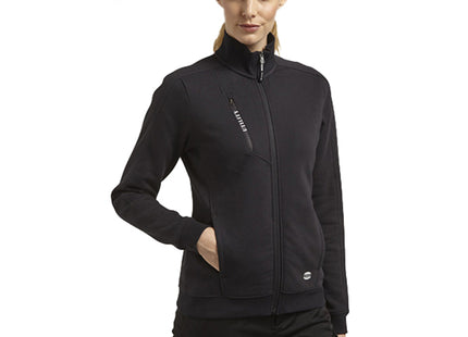 DIADORA FELPA DONNA DA LAVORO SWEATSHIRT FZ ATHENA NERO TG.S
