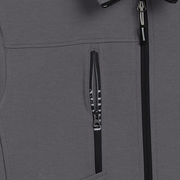 DIADORA FELPA DA LAVORO SWEATSHIRT ZIP LITEWORK GRIGIO ACCIAIO