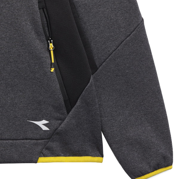 DIADORA GIACCA DA LAVORO POLAR FLEECE TECHNO GRIGIO/NERO