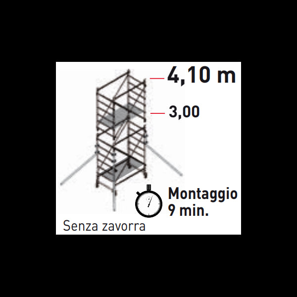 FACAL TRABATTELLO DOGE 65 COMPLETO DI PIANI A NORMA EUROPEA