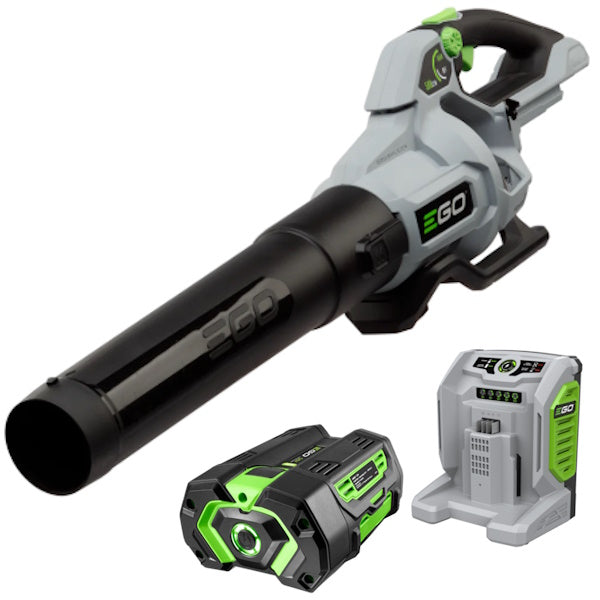 EGO KIT SOFFIATORE LB5800E+ BATTERIA 56V 5,0AH + CARICABATTERIE RAPIDO