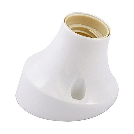 FAEG PUNTO LUCE BASE CURVA IN TERMOPLASTICO E27 60W 230V BIANCO