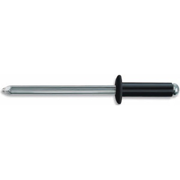 FAR RIVETTI IN LEGA DI ALLUMINIO A TESTA CILINDRICA NERO D.MM4,8X12
