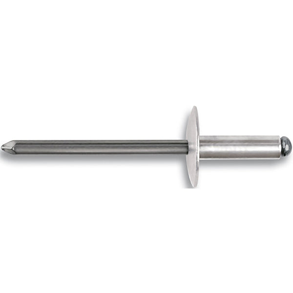 FAR RIVETTI IN LEGA DI ALLUMINIO A TESTA LARGA MM12 D.MM4,0X16