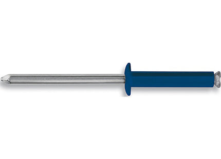 FAR RIVETTI GRAF IN LEGA DI ALLUMINIO COLORE AZZURRO TARGA D.MM4,8X12