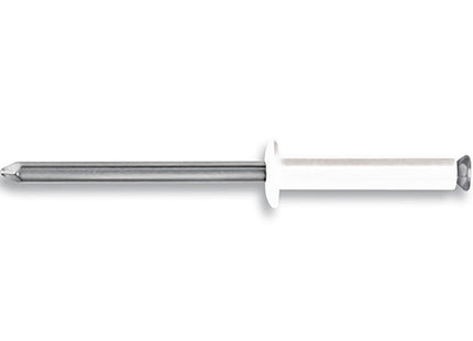 FAR RIVETTI GRAF IN LEGA DI ALLUMINIO COLORE BIANCO RAL 9010 D.MM4,8X12