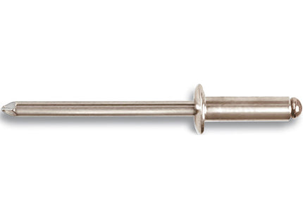 FAR RIVETTI IN ACCIAIO INOX A2 TESTA CILINDRICA D.MM4,0X10