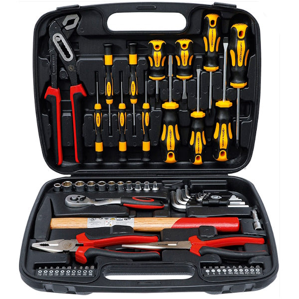 FERMEC VALIGETTA CON 58 UTENSILI ASSORTITI E CHIAVI A BUSOLA DA 1/4"