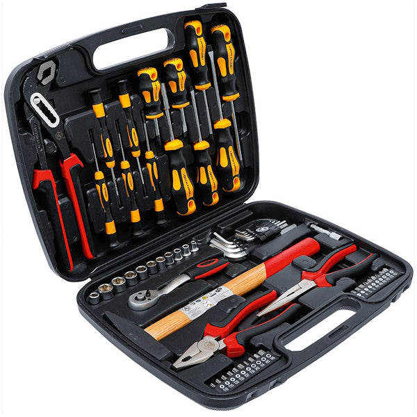 FERMEC VALIGETTA CON 58 UTENSILI ASSORTITI E CHIAVI A BUSOLA DA 1/4"
