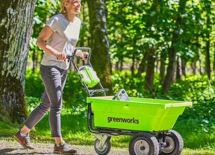 GREENWORKS CARRIOLA G40GC 40V SOLO CORPO MACCHINA
